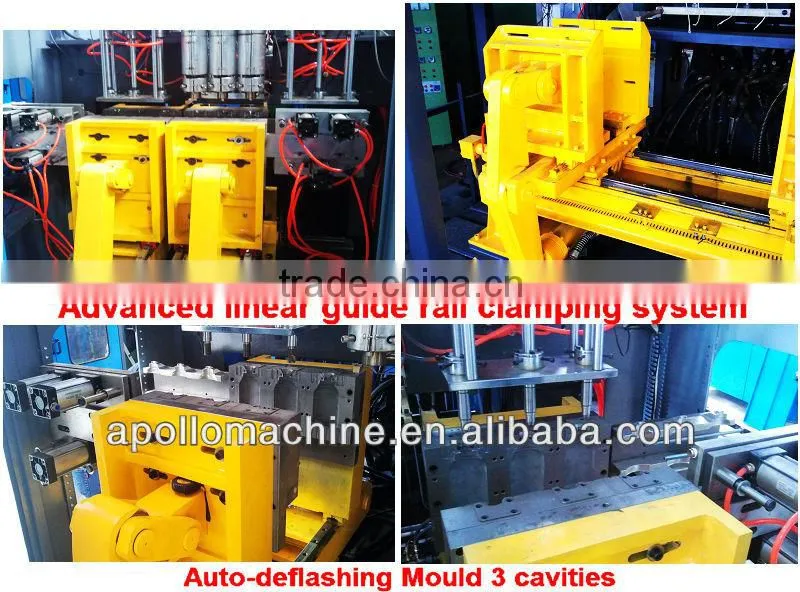 APOLLO automotive lubricants bottles blow molding machine made in China