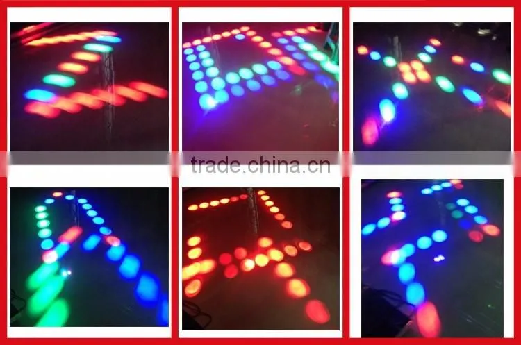 LED Double Scanner Mirror Light stage decorative light Disco Light