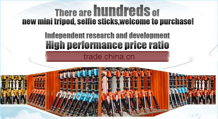 stainless steel with rubber grip tongsis mobile phone monopod