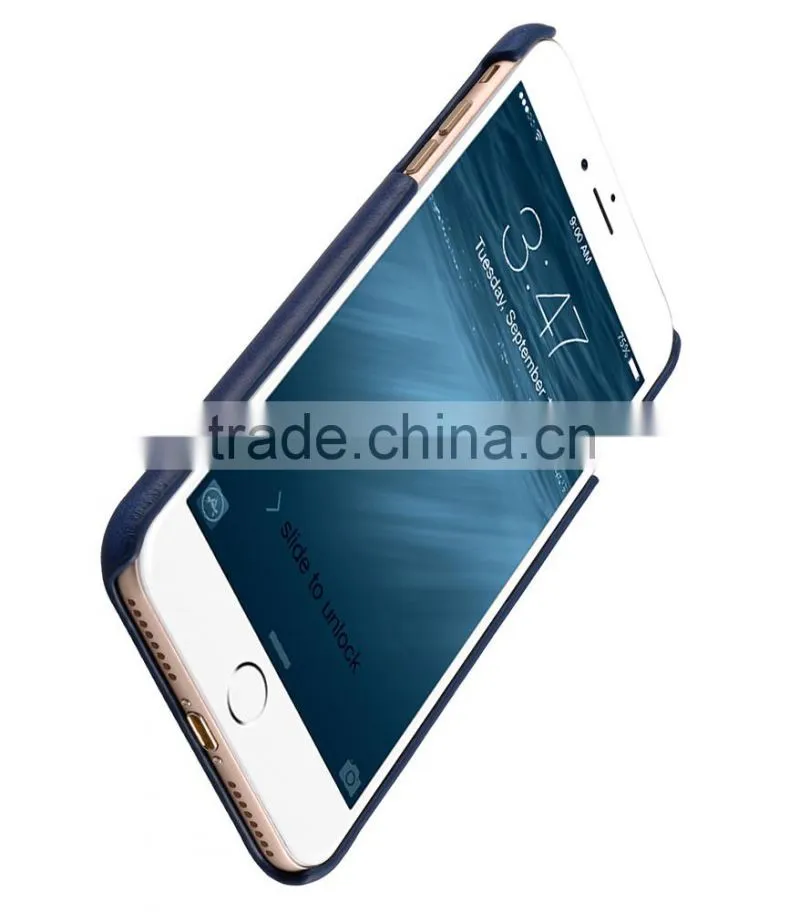 New Mini Smooth Snap Cover Blue PU Leather Case for Apple iPhone 7 Plus(5.5")