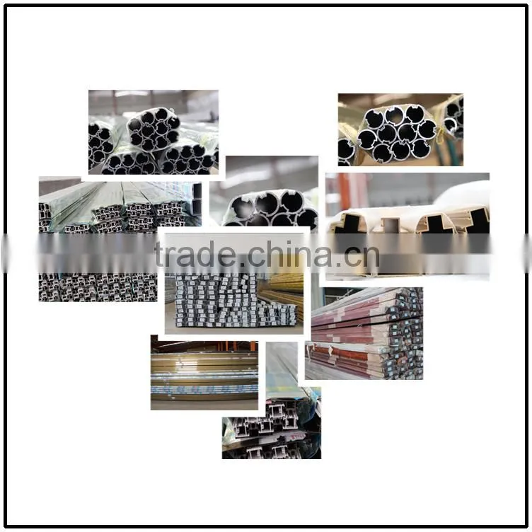 6061/6063 series extrusion handing and raling aluminium profile