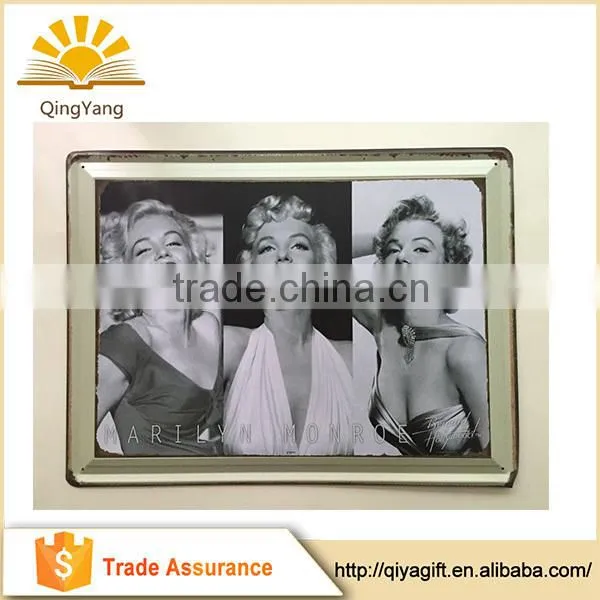 China Modern Decorative Tin Sign, Offset printing metal plate