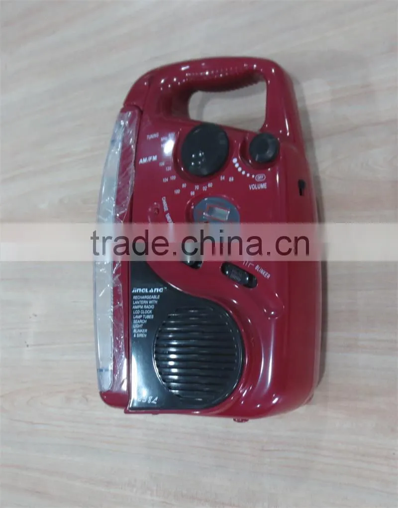 2x6W rechargeable lantern with Radio, emergency charger light MODEL SF-238B