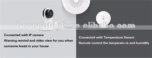 100% New Original Xiaomi Intelligent Web Wifi Radio and Ringbell Smart Gateway Smart Home Automatic for Mi Home Suite