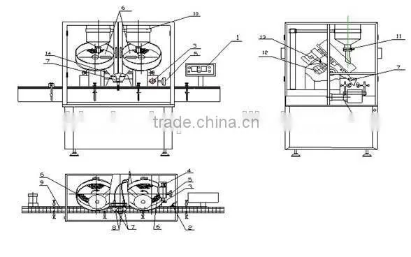 LTMC-4 Automatic Capsule Vibration Plate Counting Machine