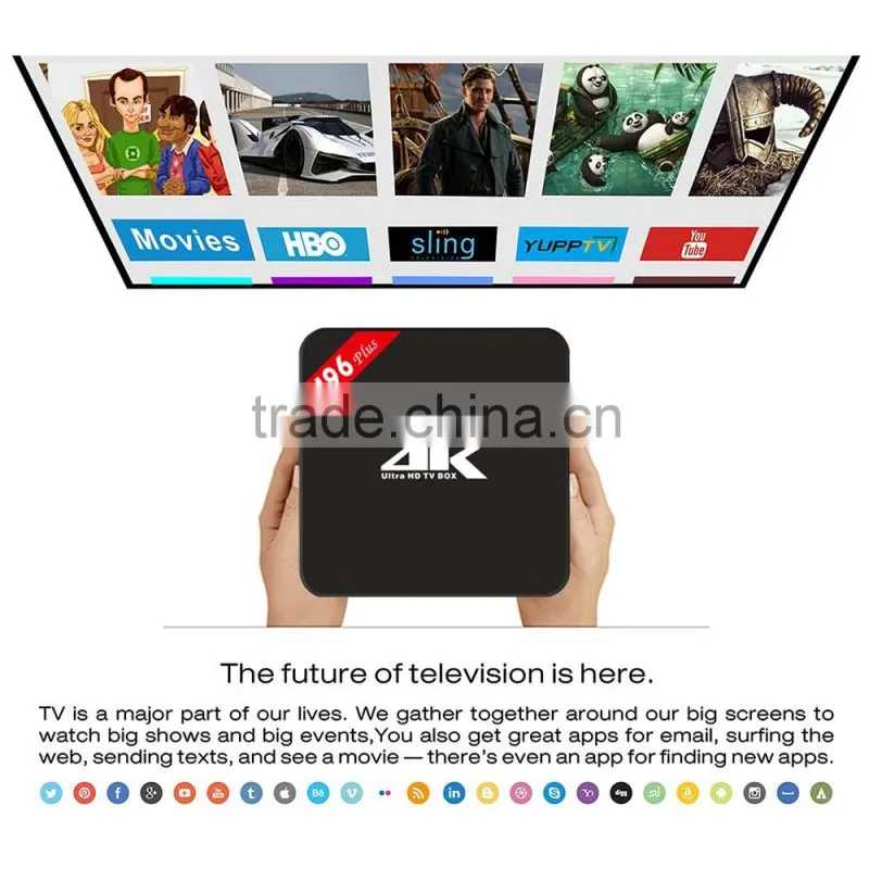 Quad-Core AmlogicS905 Smart OTT TV Box