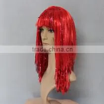 2014 hot sale red party wig