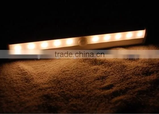 LED Motion Sensor Bar Light 1W DC6V For Night Light