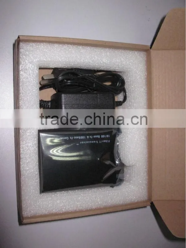 power built in 10/100/1000M Singlemode single fiber transceiver