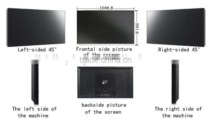 Wholesale 46,47,55,60 Inches lcd Video Wall With HD for lcd display