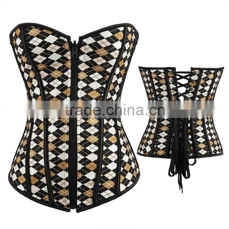 Good quality steel boned waist slimming corset