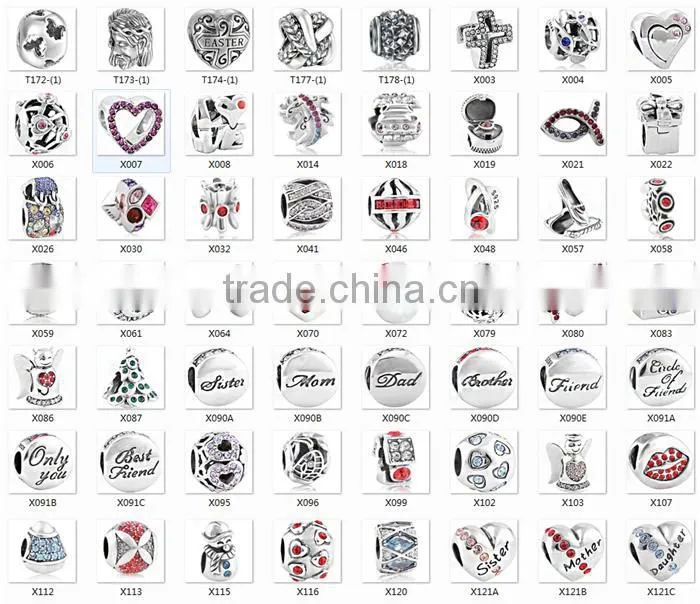 Royal Silver Pendant CZ stones 925 Silver Charm European Jewellery Gift for Party hancraft Charm PETY030