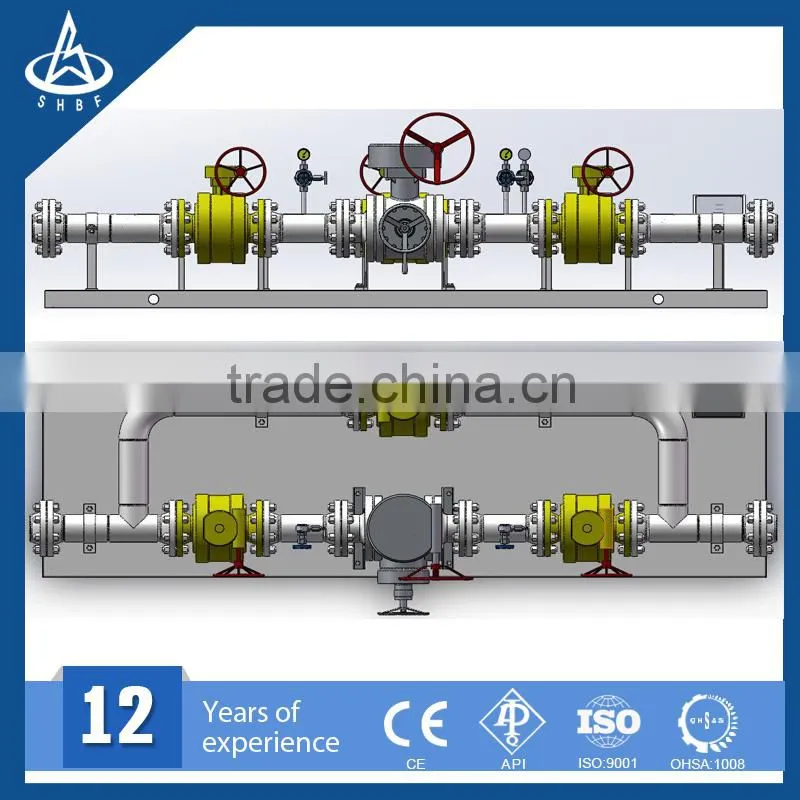 1000 psi oil and water seperator Well Testing Equipment trailer