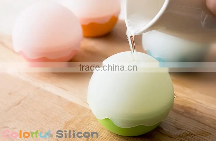 wave edge Ultra Slow Melting single silicone Ice Ball Maker Ice Spheres