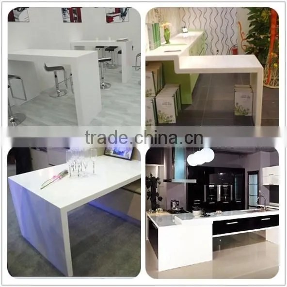 china manufactory cheap solid surface countertop,high quality man-made stone kitchen countertops