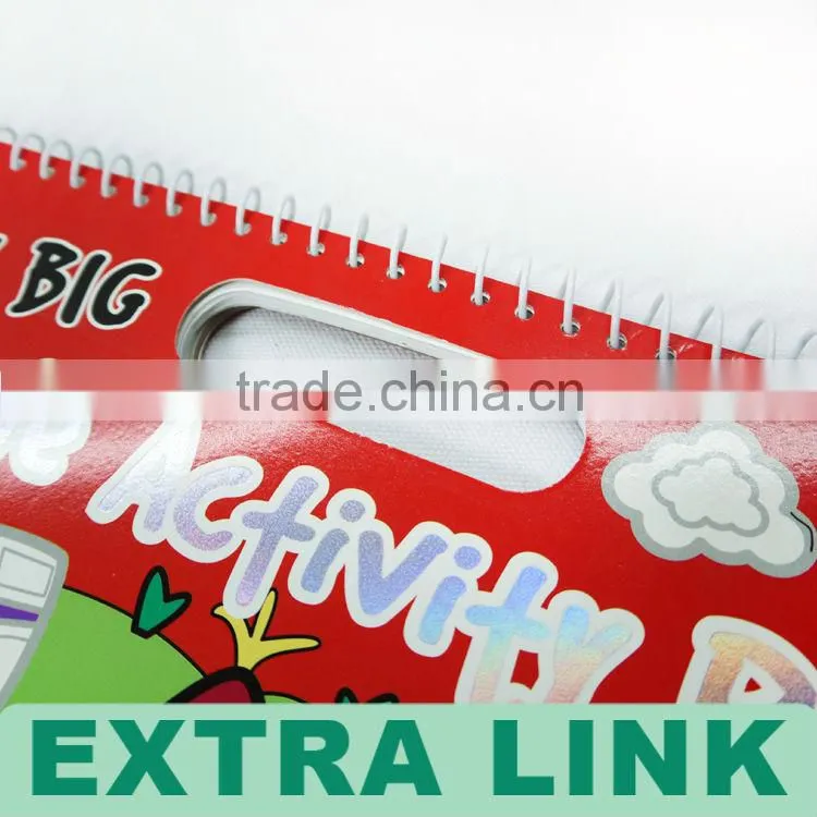 Professional High Quality Custom Coloring postcard book printing