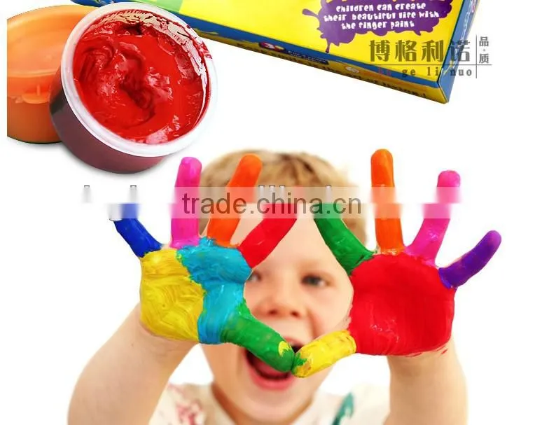 30ml 6 Colours Finger Paint For Kids DIY Painting