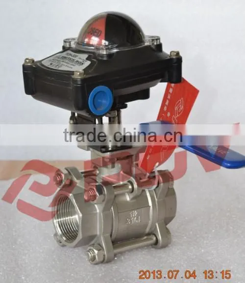 1000wog 3 pc welding 1 inch ball valve