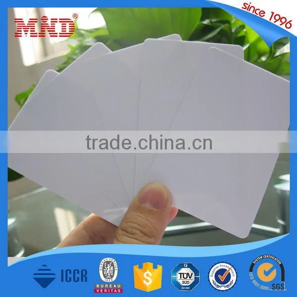 MDI138 RFID 125Khz TK4100 blank Inkjet pvc card