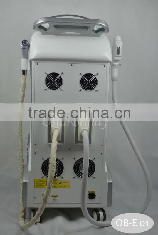 Super power multifunctional ipl rf elight beauty machine with 2 handles OB-E 01