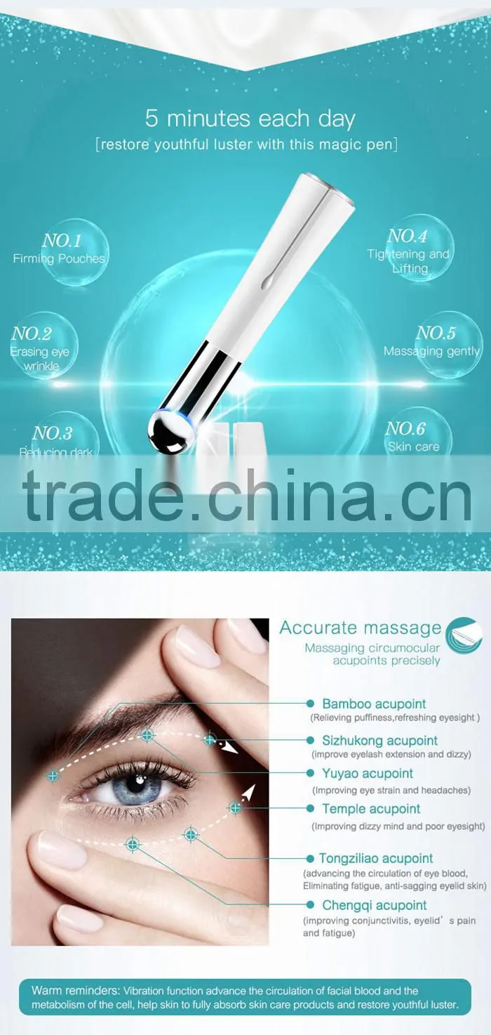 Electric Eye Care Massager for Remove Eye Wrinkle Eye Bag