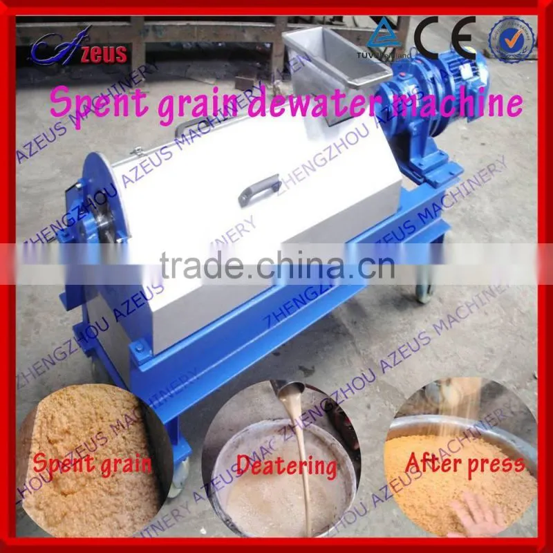 Brewer's grains dewater machinery for drying brewer's grains