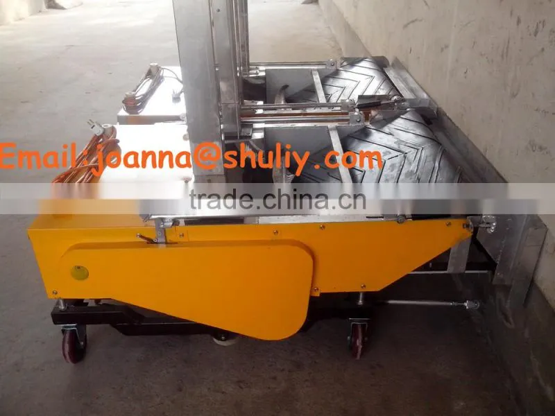 2015 with ISO conveient india wall plastering machine