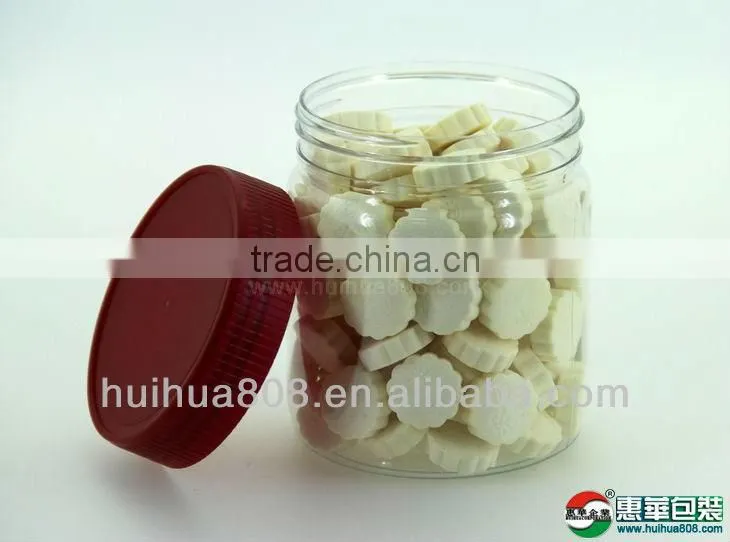 PET food jar with wide-mouth