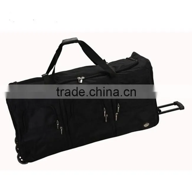 40 Inch black fashion vintage style luggage