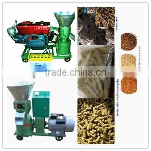 hot sell sawdust pellet machine with diesel