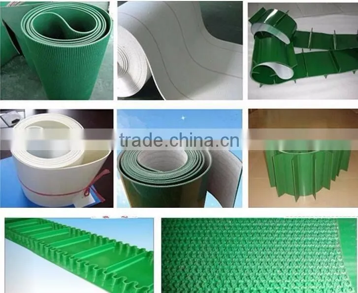 Mini aluminium alloy flat pvc green conveyor belts price