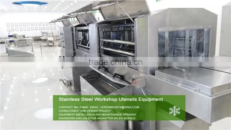 Automatic 600 pieces per hour crate washing machine