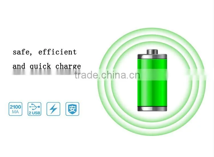 3.1A fast charging mobile phone stent dual usb charger