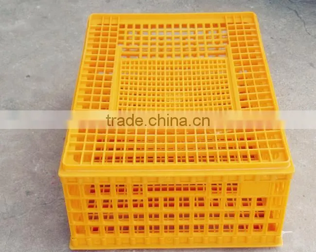 Big yellow colour chicken transport cage