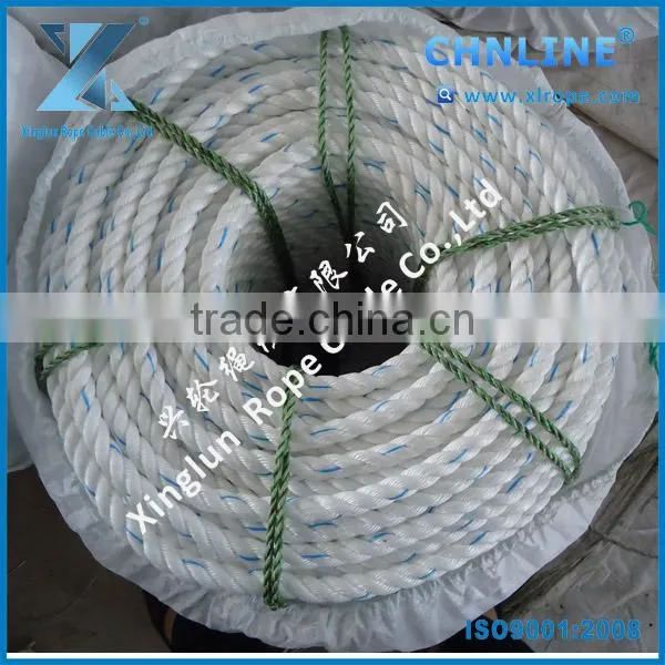 soft polyethylene rope/ twist pe rope/3-strand hdpe rope for sale