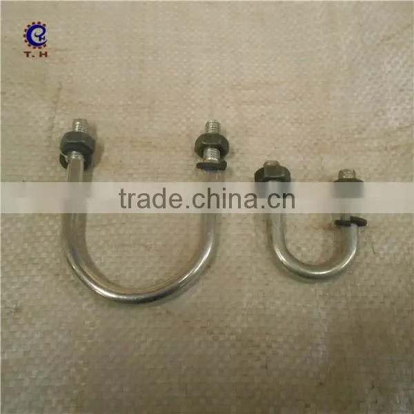 U bolt with washer and nut