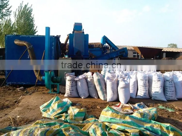 automatic sorting line for scrap steel for separating copper,aluminum, stainless steel and iron