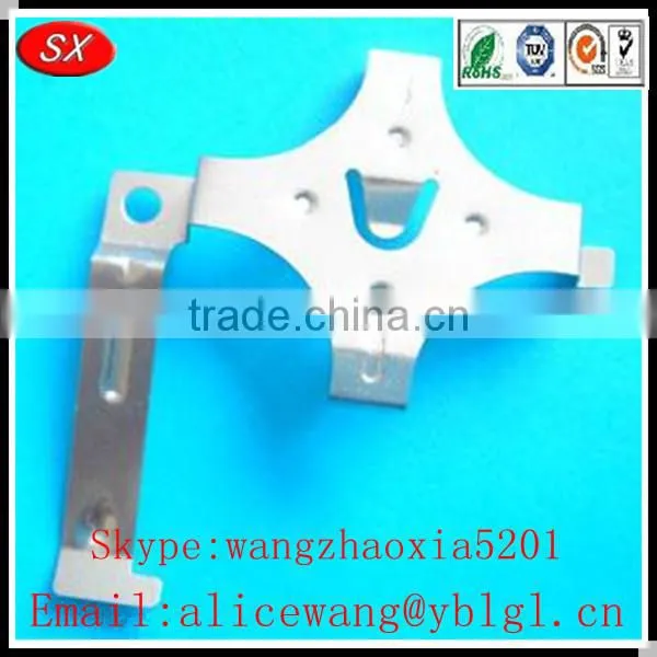 Nickel plating/copper/stainless steel battery holder with switch,electric toothbrush holder, d cell battery holder