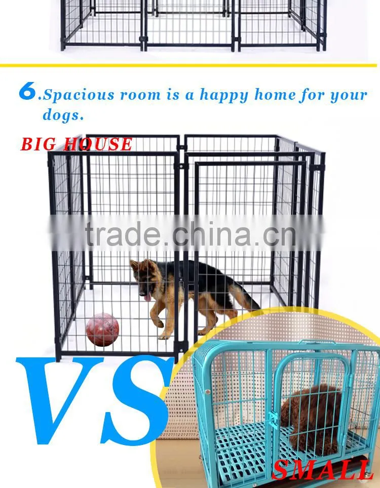 Manufacturer wholesale welded tube Do It Yourself Dog Kennel Pet dog Resort Kennel