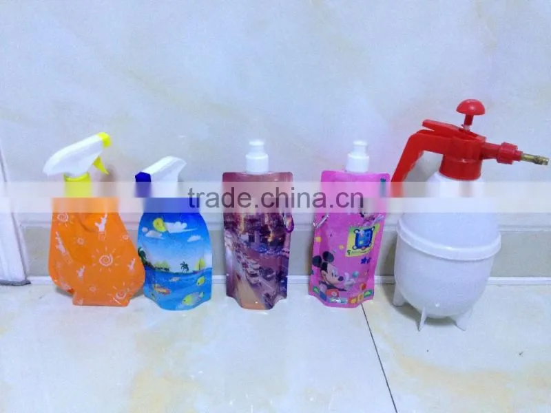 PVC Plastic flower bag pot
