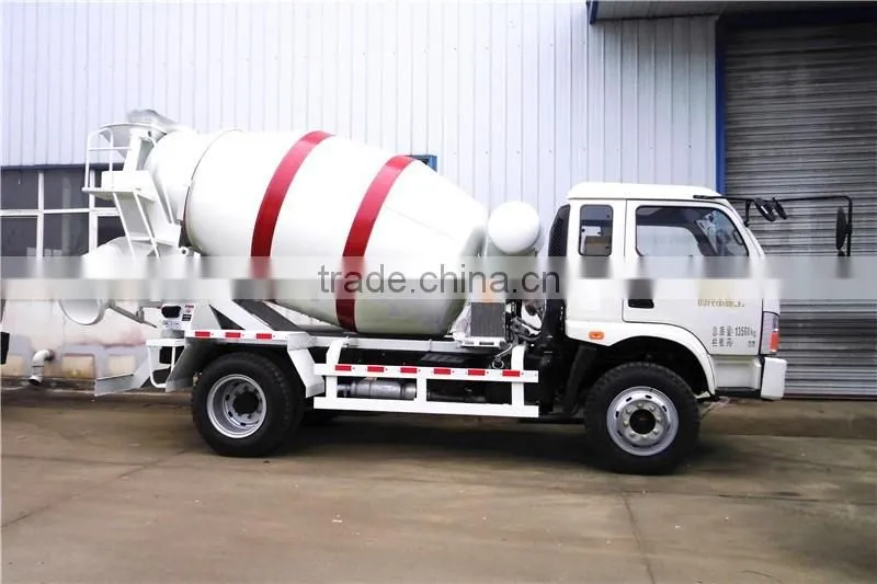 Facotry hot sale forland 4x2 4 cubic meters concrete mixer truck