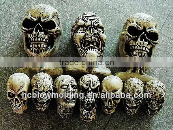 OEM Blow Molding plstic halloween product plastic pumpkin light for sale
