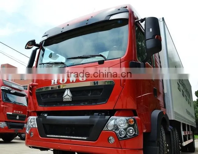 HOWO T5G MAN Engine 280HP Euro4 6X2 Motor Truck / Cargo Van truck