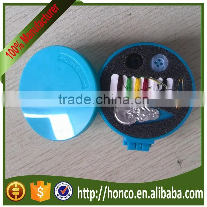 travel mirror with brush and sewing kit
