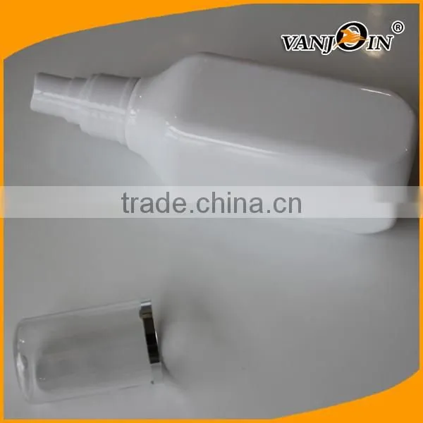 4 oz Fine Square Makeup Spray Bottle Lotion Moisturizer