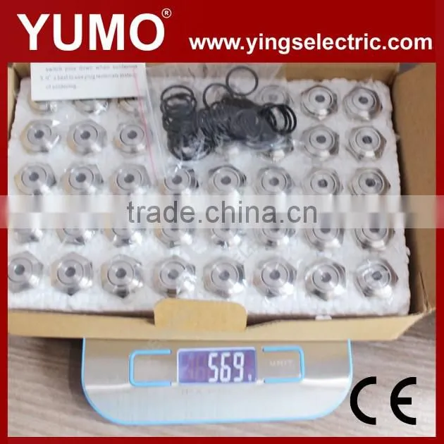 LA16JSF-11D-S R ROHS 16mm flat round 1NO1NC momentary screw terminal 2A/36VDC push button switch push button piezo igniters