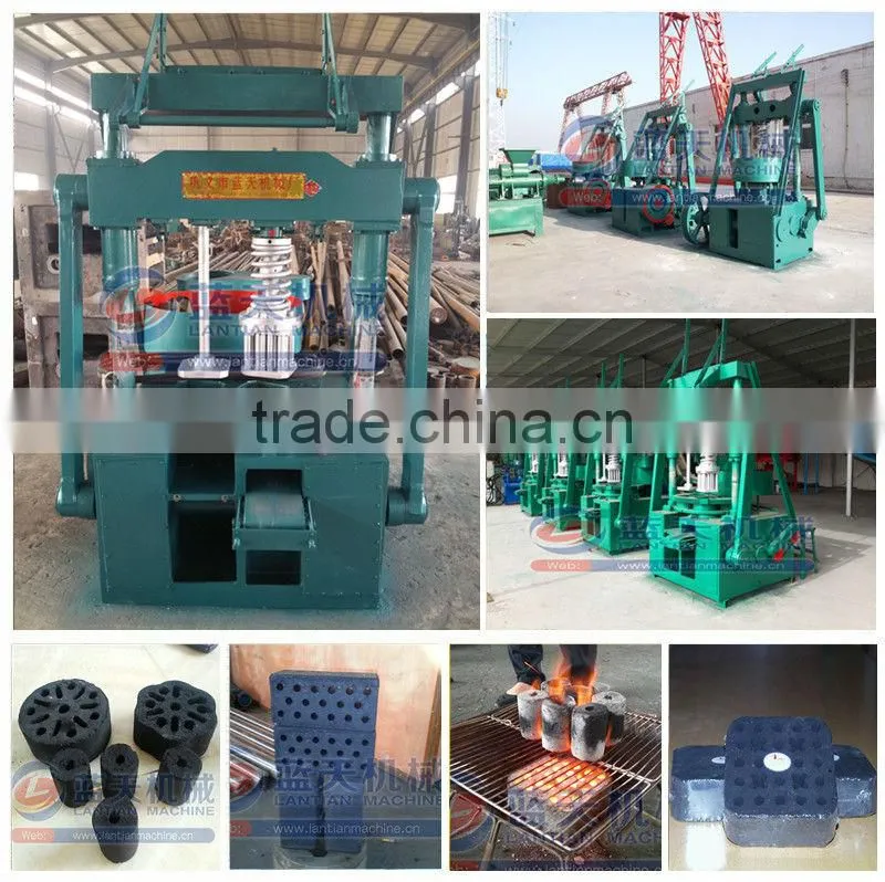 Factory direct selling press machine to make straw briquettes shisha charcoal