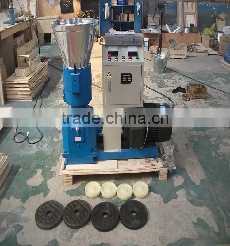 Best Selling Diesel Engine Movable Biomass Pellet Machine