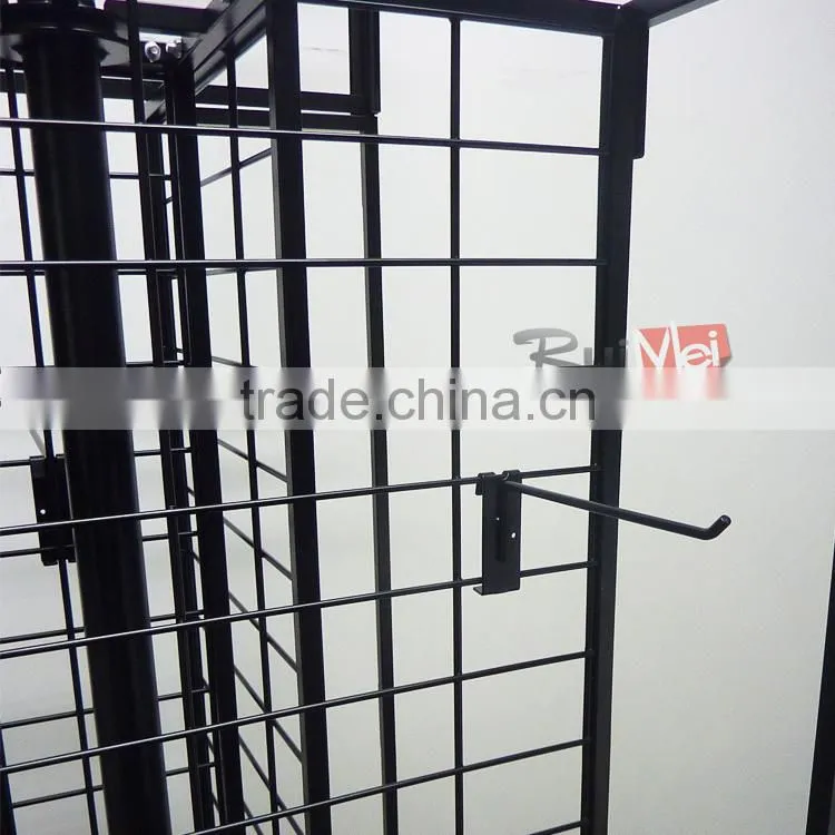 4-side rotating metal gloves display counter