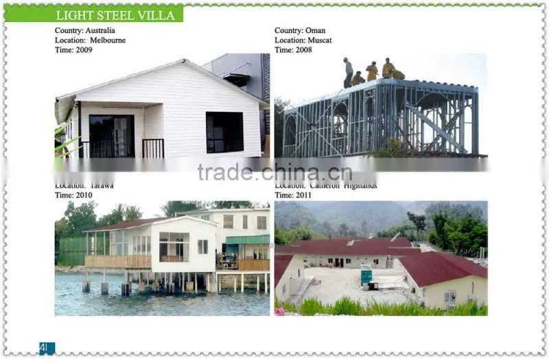Light steel villa